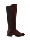 Rieker Leather Knee Length Boots, Brown