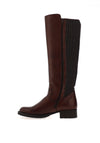 Rieker Leather Knee Length Boots, Brown