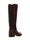 Rieker Leather Knee Length Boots, Brown