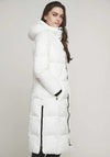 Rino and Pelle Rosana Long Puffer Coat, White
