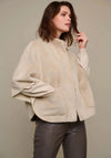 Rino & Pelle Dewi Faux Fur Cape, Stone
