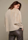 Rino & Pelle Dewi Faux Fur Cape, Stone