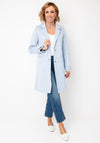 Rino & Pelle Babice Faux Suede Coat, Light Blue