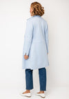 Rino & Pelle Babice Faux Suede Coat, Light Blue