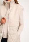 Rino & Pelle Janne Teddy Quilted Waistcoat, Stone