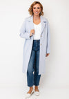 Rino & Pelle Ellenoor Scuba Long Coat, Arctic Blue