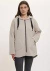 Rino & Pelle Bray Scuba Hooded Jacket, Beige