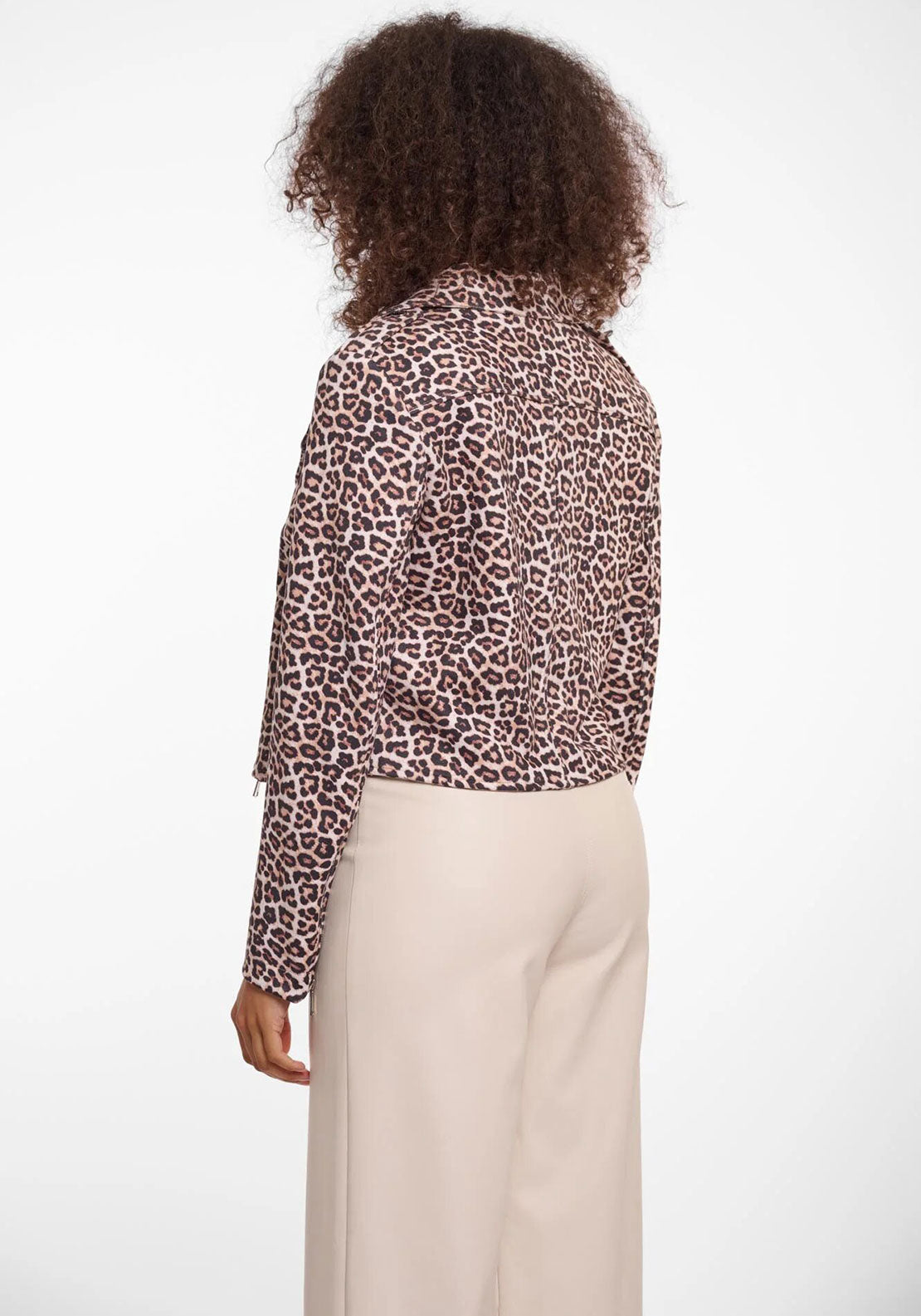 Rino & Pelle Frelin Biker Jacket, Leopard
