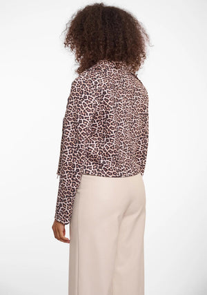 Rino & Pelle Frelin Biker Jacket, Leopard