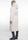Rino & Pelle Sierra Heart Quilted Coat, Off White