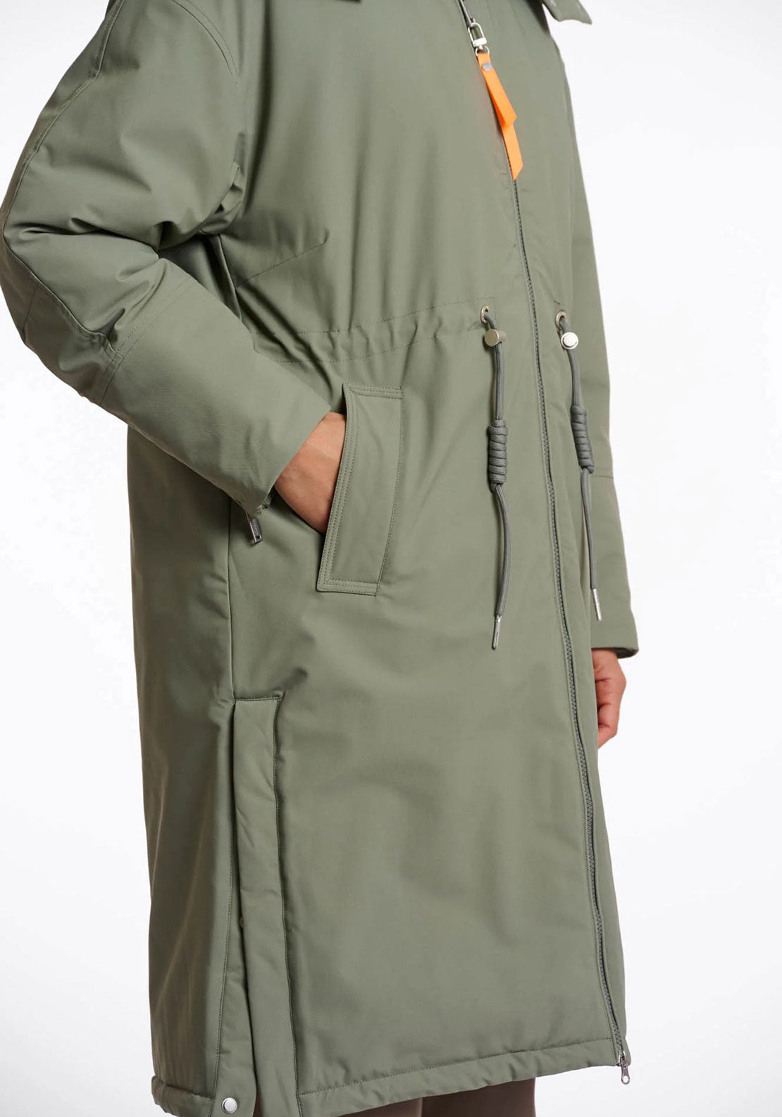 Rino & Pelle Quinte Coat, Green Ash