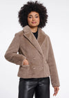 Rino & Pelle Mayli Faux Fur Jacket, Taupe