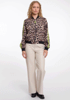 Rino & Pelle Banner Leopard Bomber Jacket, Brown