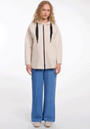 Rino & Pelle Bray Scuba Hooded Jacket, Cream