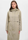 Rino & Pelle Kimi Detachable Hood Parka Coat, Khaki Green