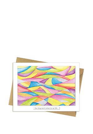 Rita Oates Colour Greetings Card