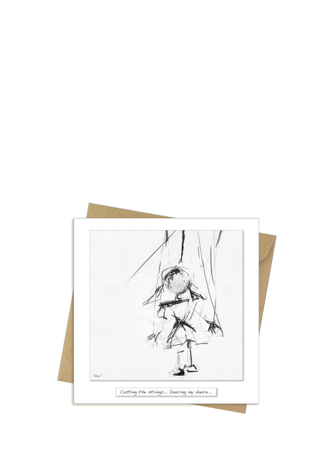 Rita Oates Dancing my Dance Greetings Card