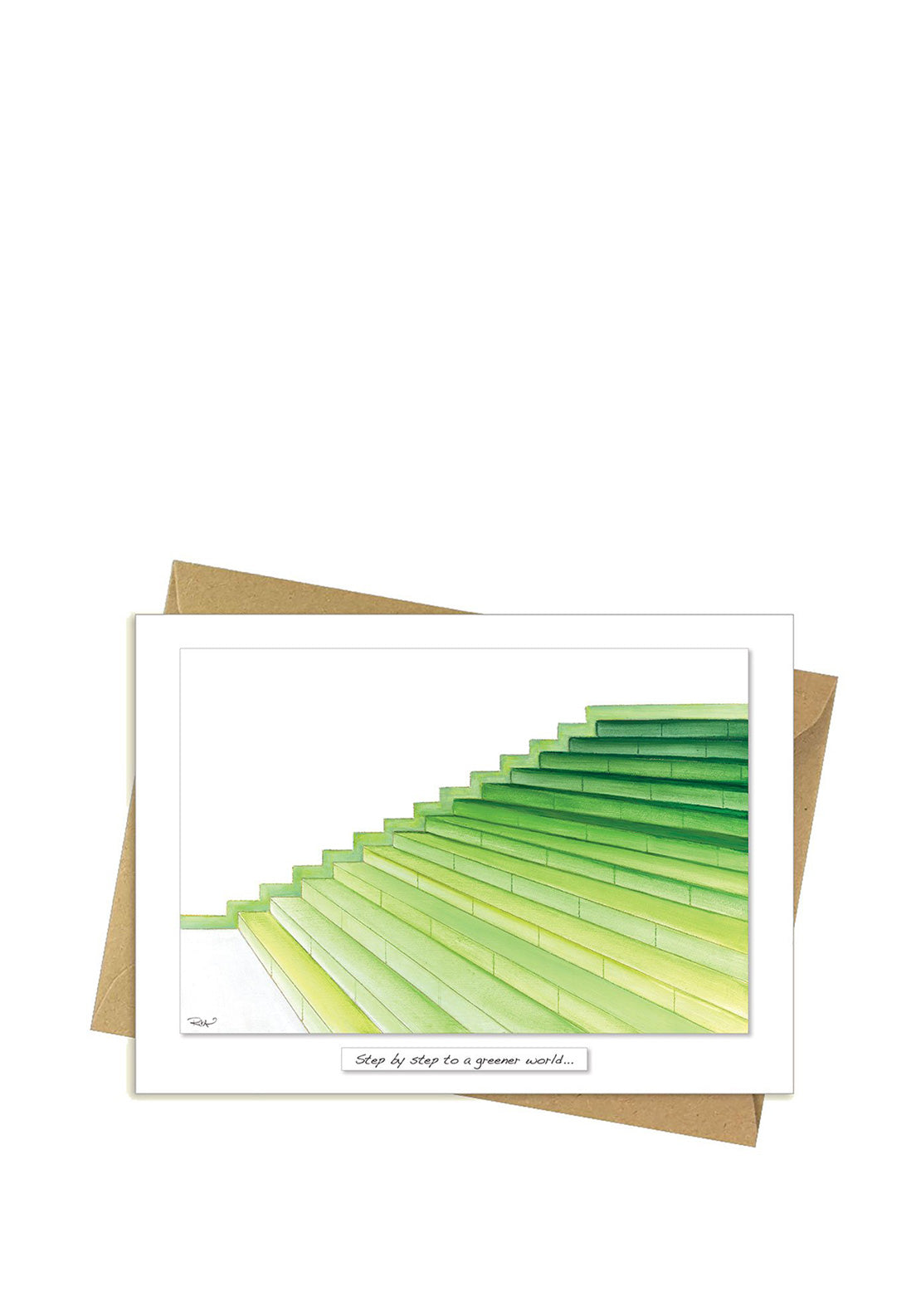 Rita Oates A Greener World Greetings Card