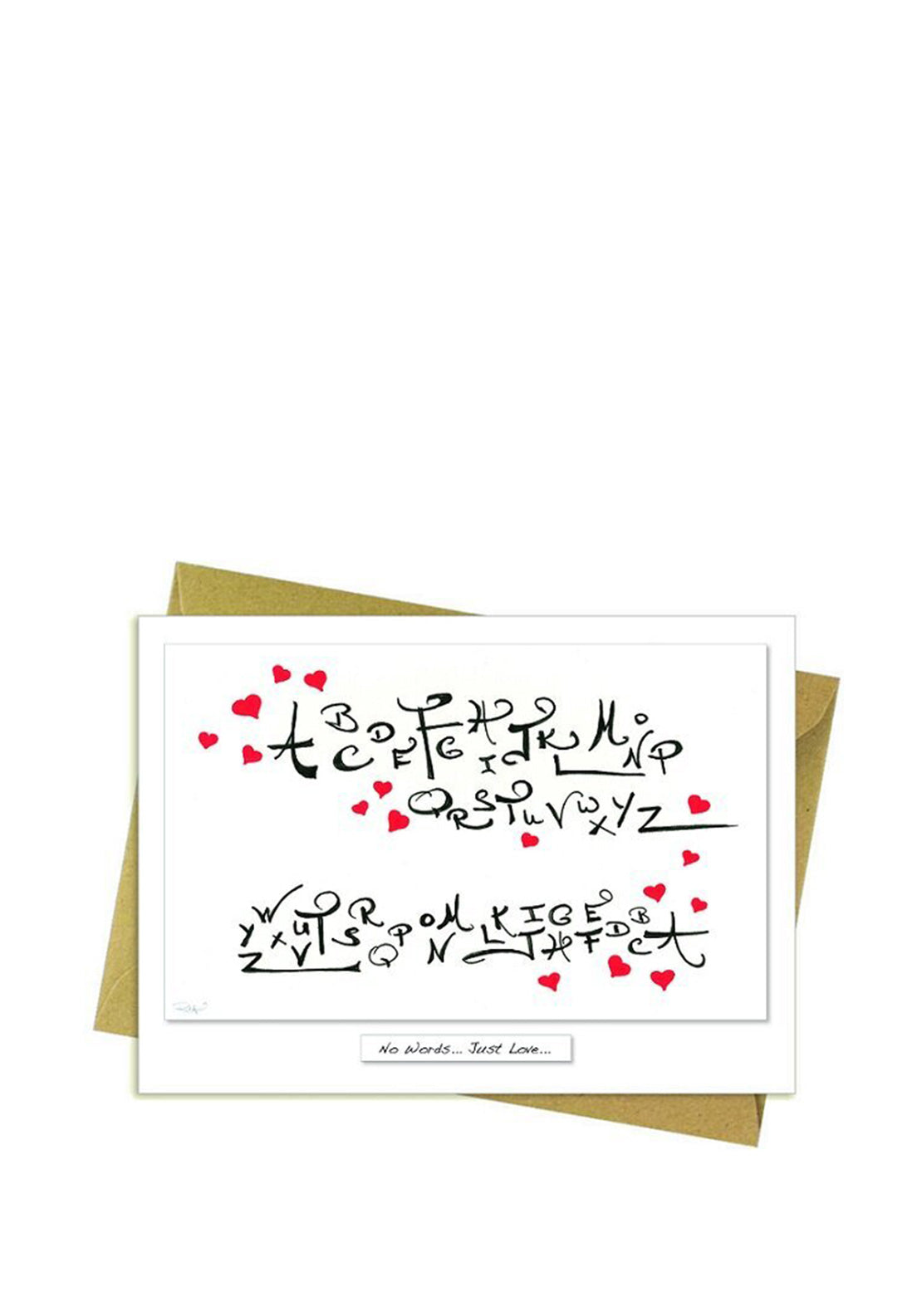 Rita Oates No Words Greetings Card