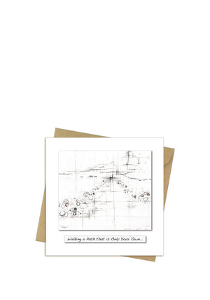 Rita Oates The Journey Greetings Card