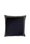 Riva Paoletti Apollo Feather Cushion 50x50cm, Black/Gold