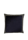 Riva Paoletti Apollo Feather Cushion 50x50cm, Black/Gold