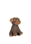 Riva Paoletti Herringbone Novelty Boston Dog Door Stop, Brown
