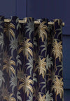 Riva Wylder Tropics Galapagos Eyelet Lined 90”x90” Curtains, Navy