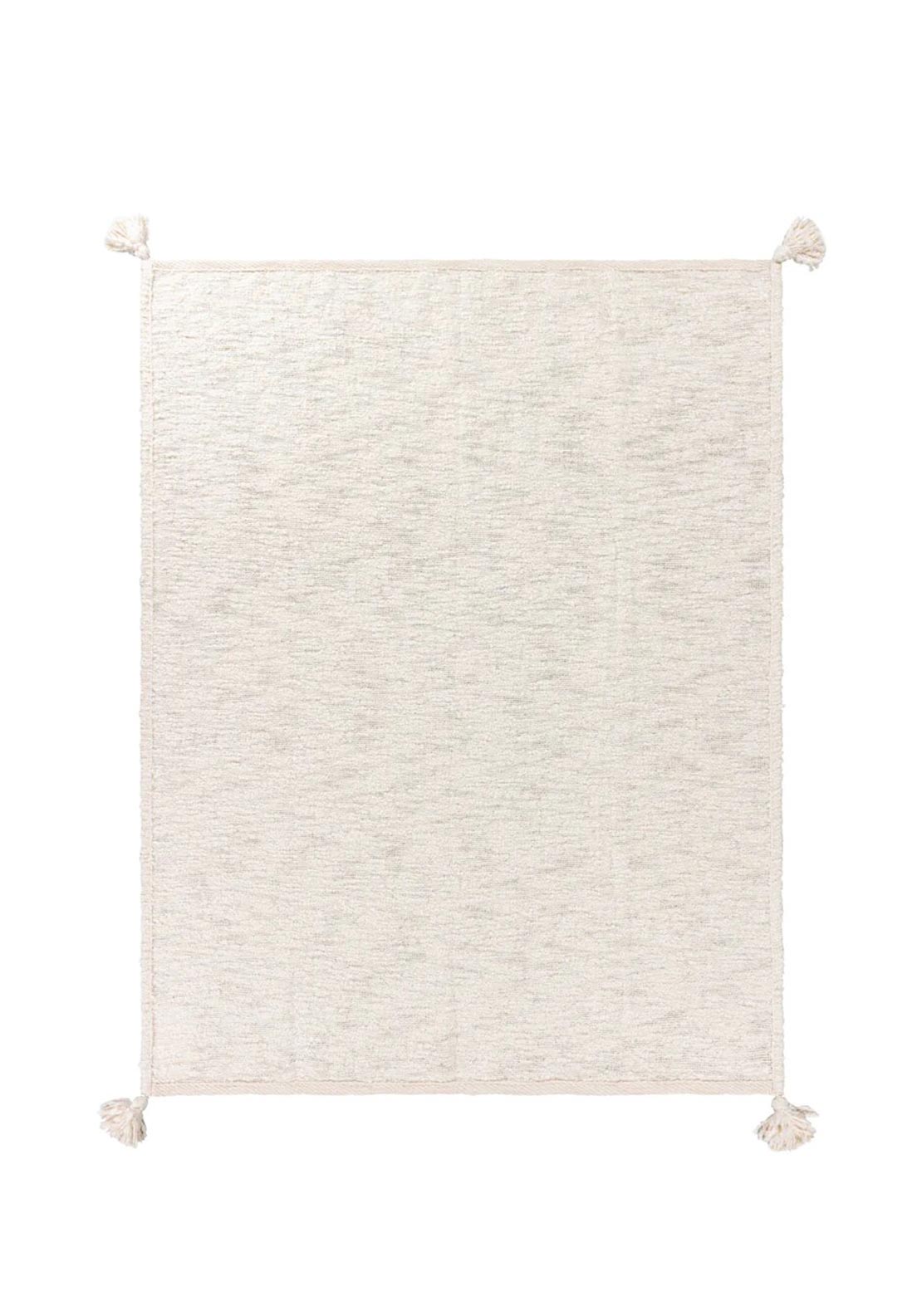 Riva Yard Heath Cotton Throw, Ecru