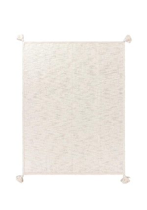 Riva Yard Heath Cotton Throw, Ecru
