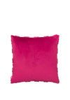 Riva Heya Home Check It Boucle Fleece Cushion 45x45cm, Pinky Crush