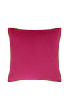 Riva Paoletti Meridian Large Velvet Cushion 55x55cm, Hot Pink/Lime