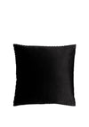 Riva Paoletti Evoke Cut Velvet Cushion 45x45cm, Black & Gold