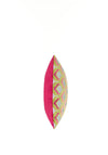 Riva Paoletti Ledbury Jacquard Cushion 45x45cm, Lime & Pink