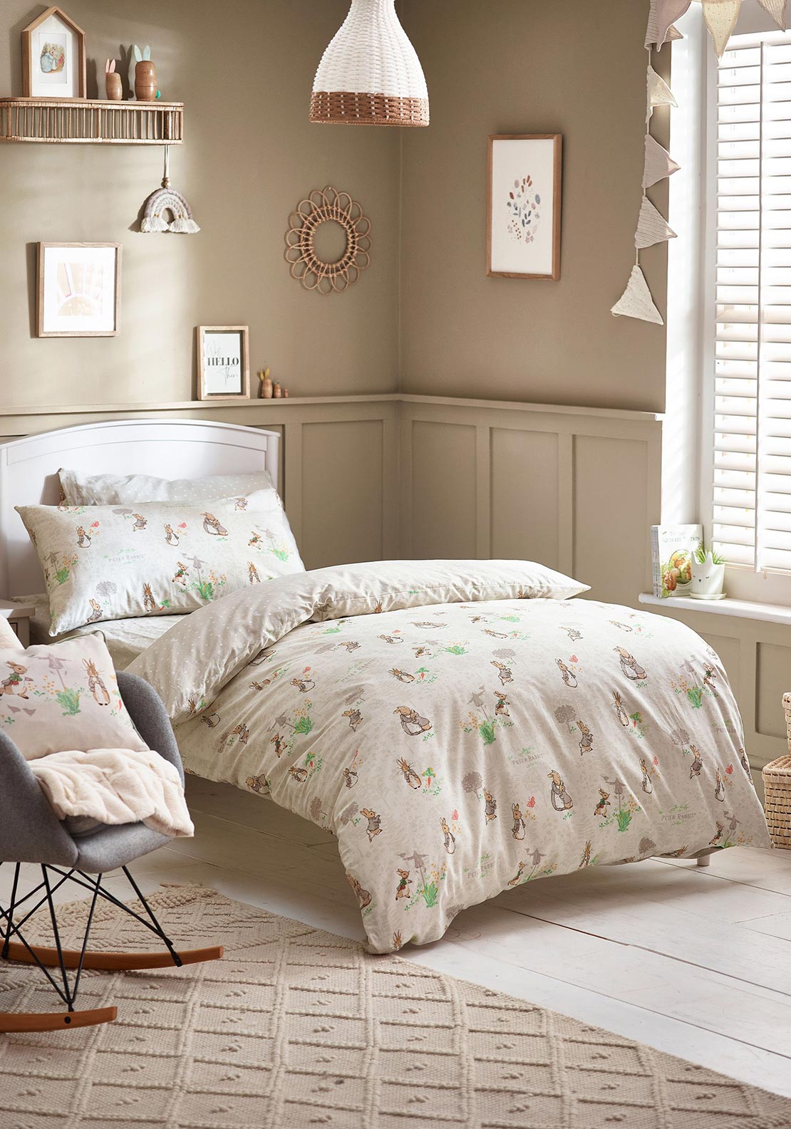 Riva Paoletti Peter Rabbit Duvet Set, Natural - McElhinneys
