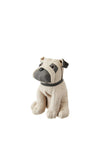 Riva Paoletti Novelty Pug Door Stop, Natural Multi