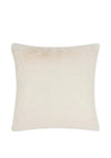 Riva Paoletti Stanza Luxe Fur Feather Cushion 55x55cm, Ecru