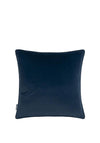 Riva Paoletti Tayanna Geo Print Velvet Cushion 50x50cm, Navy