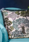 Riva Wylder Nature Woodlands Feather Cushion 55x55cm, Green