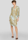 Rabe Leaf Print Tunic Dress, Light Blue