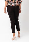 Robell Bella 09 Petite Ankle Grazer Trousers, Brown