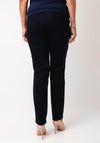 Robell Bella 78cm Straight Leg Trousers, Navy