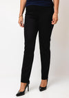 Robell Bella 78cm Straight Leg Trousers, Black