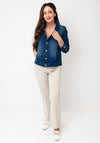 Robell Happy Denim Button Up Jacket, Blue