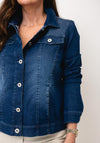 Robell Happy Denim Button Up Jacket, Blue