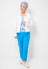 Robell Happy Denim Effect Jacket, White