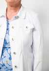 Robell Happy Denim Effect Jacket, White