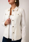 Robell Happy Denim Effect Jacket, Cream