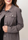 Robell Happy Denim Effect Jacket, Grey