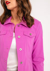 Robell Happy Denim Effect Jacket, Violet